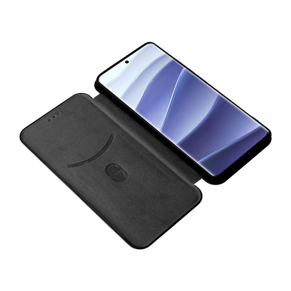 For Xiaomi Redmi Note 14 Pro 4G Case Carbon Fiber Texture Drop-Proof PU Leather Phone Cover