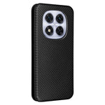 For Xiaomi Redmi Note 14 Pro 4G Case Carbon Fiber Texture Drop-Proof PU Leather Phone Cover