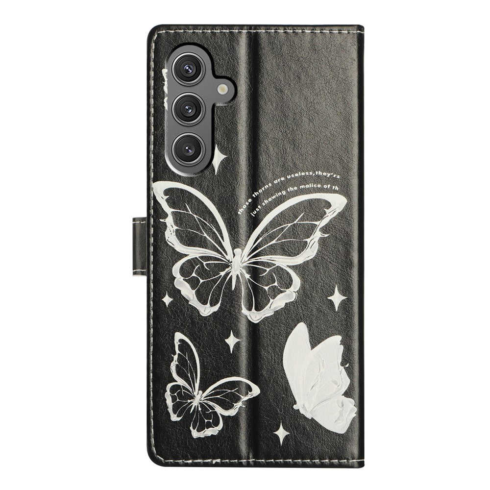 Samsung Galaxy A25 5G (Global) (161,0 x 76,5 x 8,3 mm) Läderfodral Mönstertryck Plånboksfodral Flipfodral