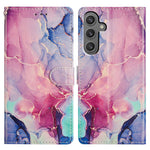Samsung Galaxy A25 5G (Global) (161,0 x 76,5 x 8,3 mm) Läderfodral Mönstertryck Plånboksfodral Flipfodral