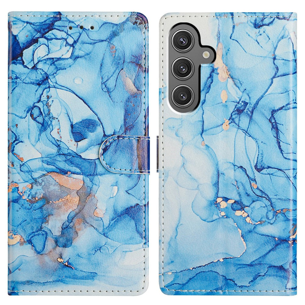 Samsung Galaxy A25 5G (Global) (161,0 x 76,5 x 8,3 mm) Läderfodral Mönstertryck Plånboksfodral Flipfodral