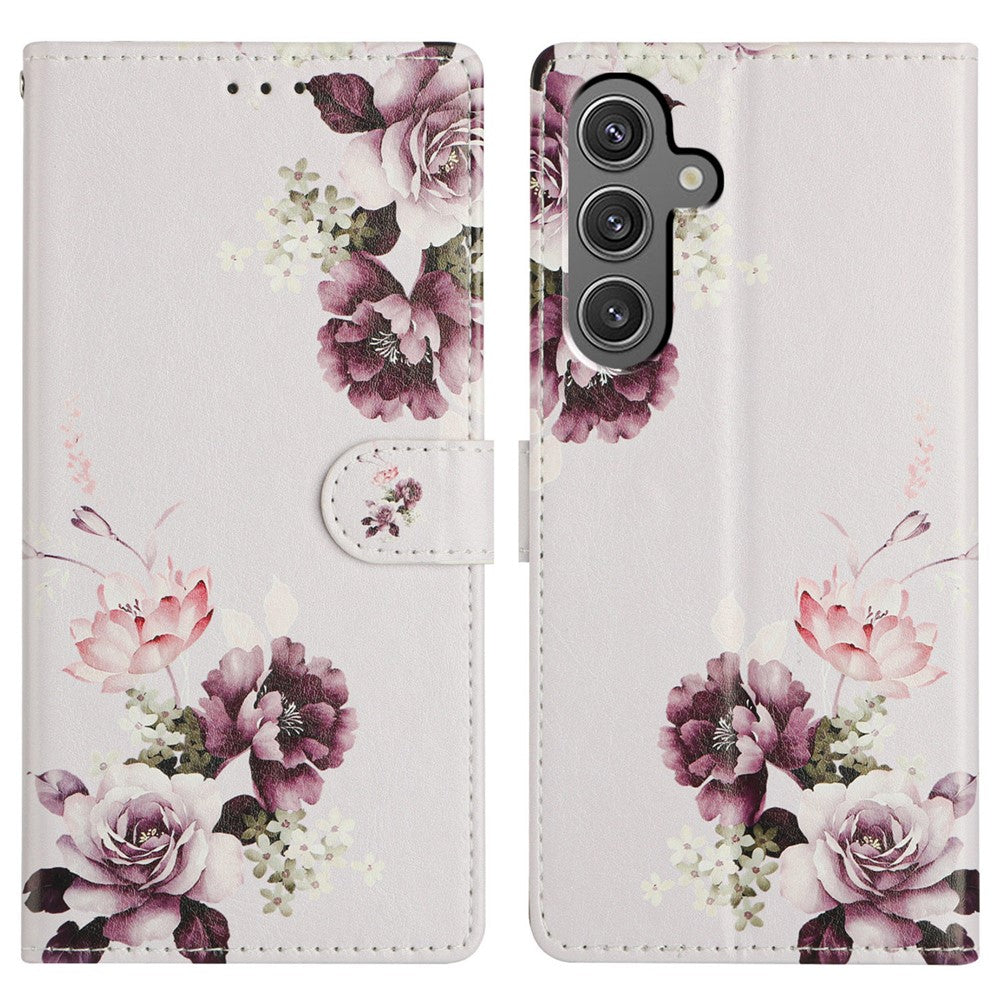 Samsung Galaxy A25 5G (Global) (161,0 x 76,5 x 8,3 mm) Läderfodral Mönstertryck Plånboksfodral Flipfodral