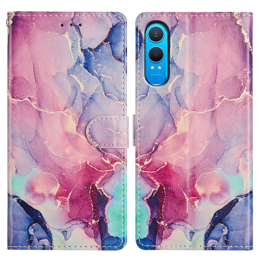 For OnePlus Nord CE4 Lite 5G Case Pattern Printing Wallet Stand Flip Leather Phone Cover