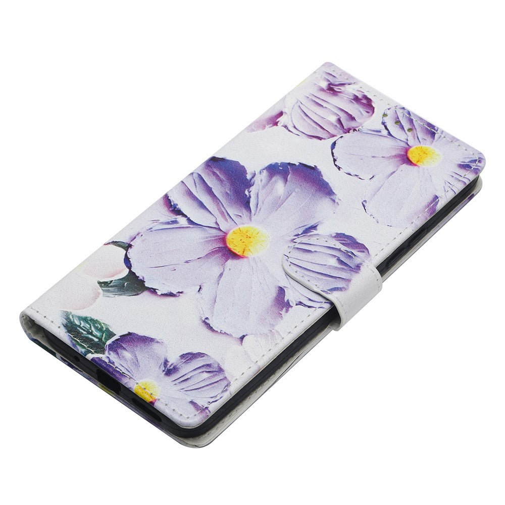 For Xiaomi Redmi Note 14 Pro 4G Wallet Phone Case PU Leather Flip Cover with Stand Card Holder Painted Design