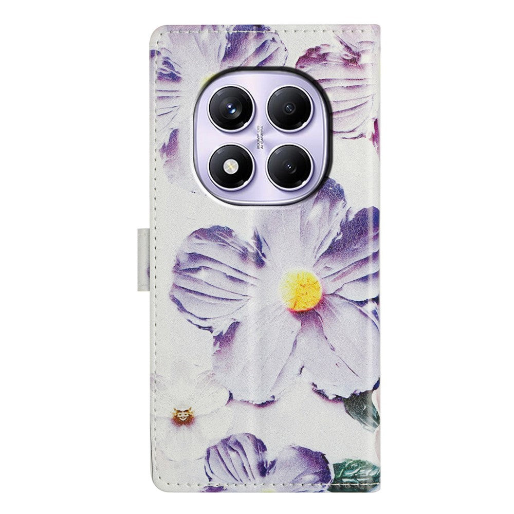 For Xiaomi Redmi Note 14 Pro 4G Wallet Phone Case PU Leather Flip Cover with Stand Card Holder Painted Design