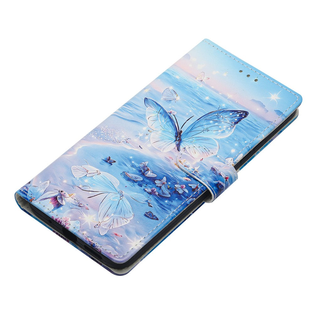 Phone Case for Honor Magic7 Lite 5G / X9c 5G / X60 Pro 5G Wallet PU Leather Flip Cover with Stand Painted Design