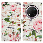 Phone Case for Honor Magic7 Lite 5G / X9c 5G / X60 Pro 5G Wallet PU Leather Flip Cover with Stand Painted Design