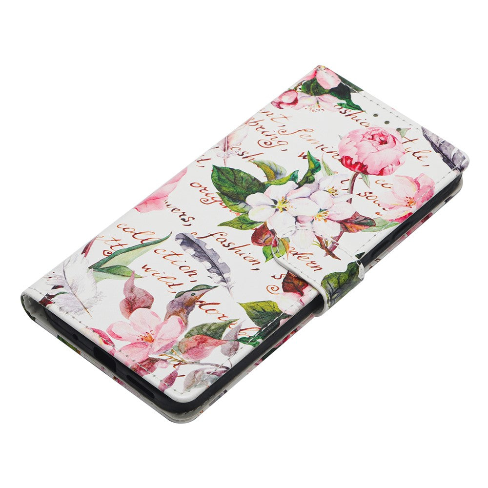 For Honor Magic7 Pro 5G Wallet Phone Case PU Leather Flip Cover with Stand Card Holder Painted Design