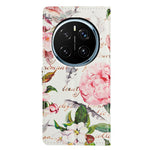 For Honor Magic7 Pro 5G Wallet Phone Case PU Leather Flip Cover with Stand Card Holder Painted Design