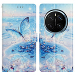 For Honor Magic7 Pro 5G Wallet Phone Case PU Leather Flip Cover with Stand Card Holder Painted Design