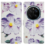 For Honor Magic7 Pro 5G Wallet Phone Case PU Leather Flip Cover with Stand Card Holder Painted Design