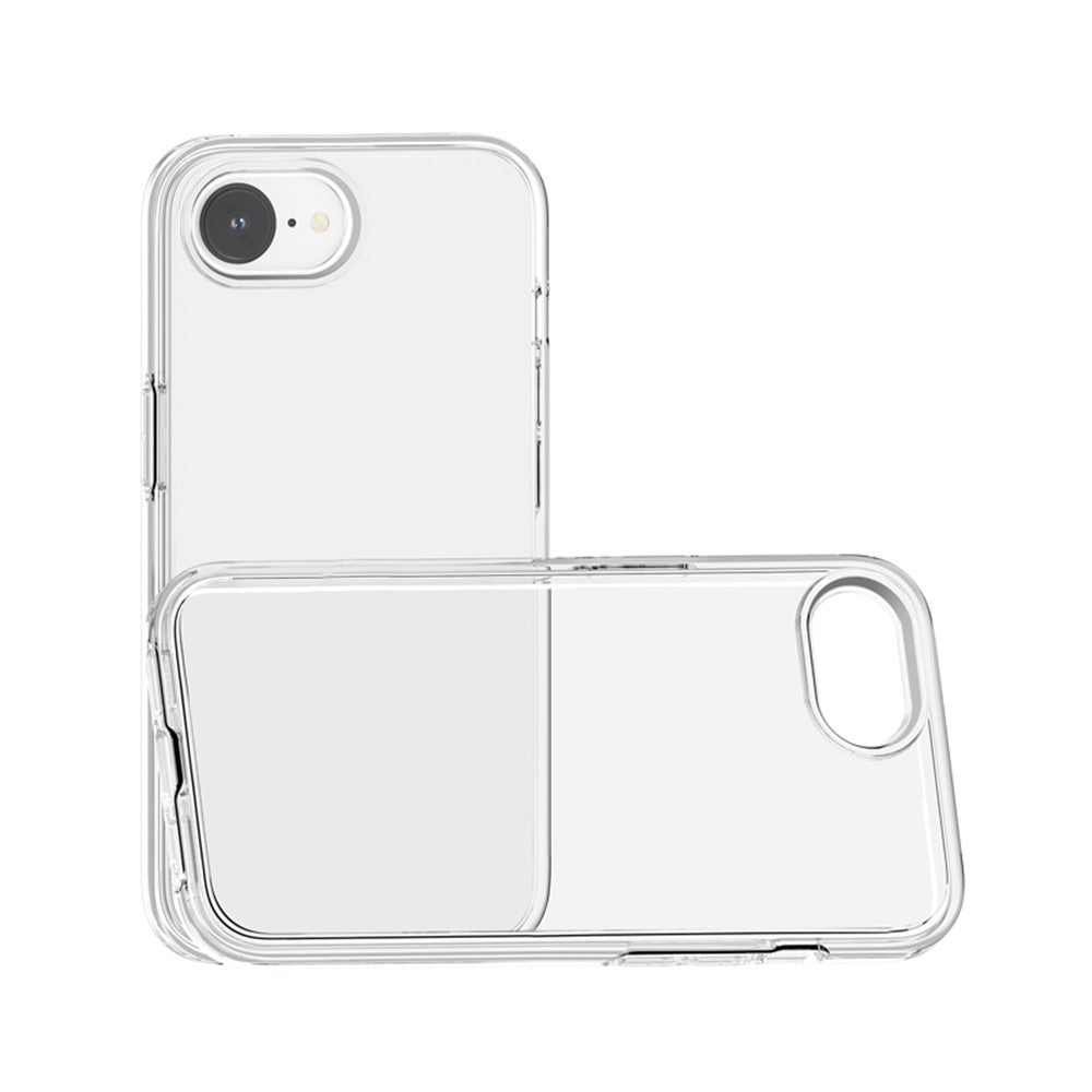 For iPhone 17th / 16th Magnetic Case Support Wireless Charging PC + TPU Clear Phone Cover