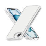 For iPhone 17th / 16th Magnetic Case Support Wireless Charging PC + TPU Clear Phone Cover