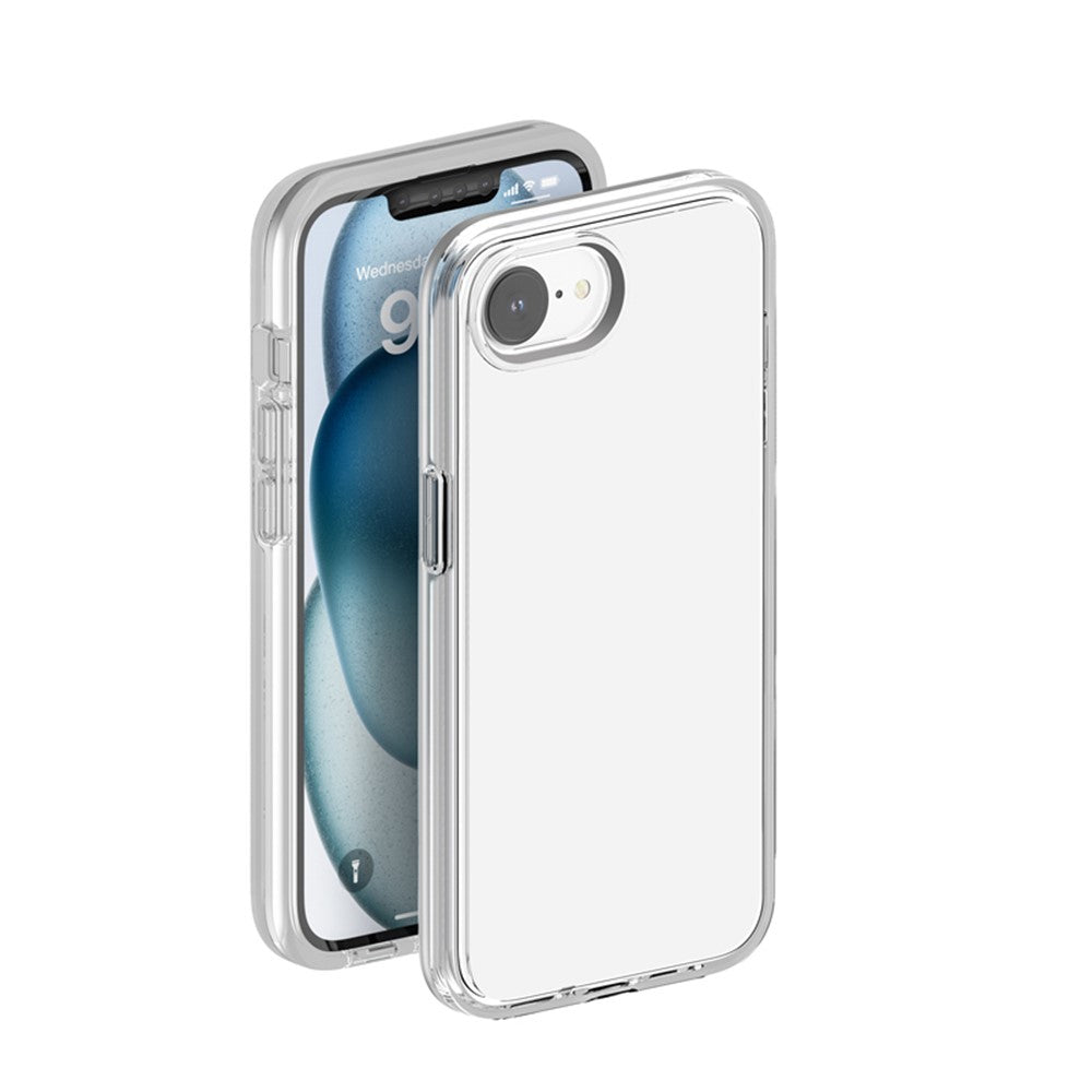 For iPhone 17th / 16th Magnetic Case Support Wireless Charging PC + TPU Clear Phone Cover