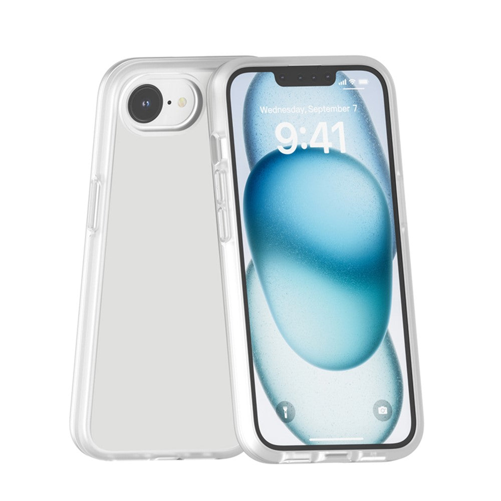 For iPhone 17th / 16th Magnetic Case Support Wireless Charging PC + TPU Clear Phone Cover