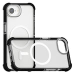 For iPhone 17e / 16e Case Clear Acrylic Magnetic TPU + TPE + PC Shockproof Phone Cover