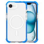 For iPhone 17e / 16e Case Clear Acrylic Magnetic TPU + TPE + PC Shockproof Phone Cover
