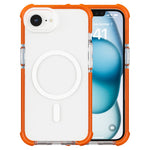 For iPhone 17e / 16e Case Clear Acrylic Magnetic TPU + TPE + PC Shockproof Phone Cover