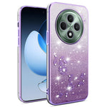 KADEM For Oppo Reno12 F 5G Case Flower TPU Flexible Gradient Phone Cover