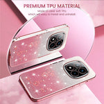 KADEM For Xiaomi Redmi Note 14 Pro+ 5G Case Flower TPU Flexible Gradient Phone Cover
