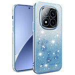KADEM For Xiaomi Redmi Note 14 Pro+ 5G Case Flower TPU Flexible Gradient Phone Cover
