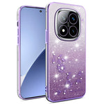 KADEM For Xiaomi Redmi Note 14 Pro+ 5G Case Flower TPU Flexible Gradient Phone Cover