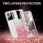 KADEM For Xiaomi 15 Pro Case Flower TPU Flexible Gradient Phone Cover