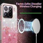 KADEM For Xiaomi 15 Pro Case Flower TPU Flexible Gradient Phone Cover