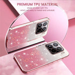 KADEM For Xiaomi 15 Pro Case Flower TPU Flexible Gradient Phone Cover