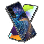 For Samsung Galaxy S25 Edge Case IMD Pattern Printed Shockproof TPU Phone Cover