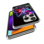 For iPhone 16 Pro Case IMD Pattern Printed Shockproof TPU Phone Cover