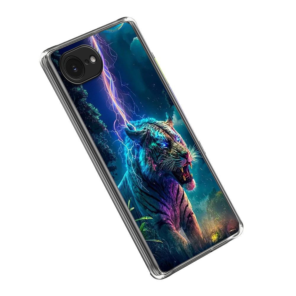 Til iPhone 17e / 16e cover IMD Mønstertrykt Stødsikkert TPU Telefoncover