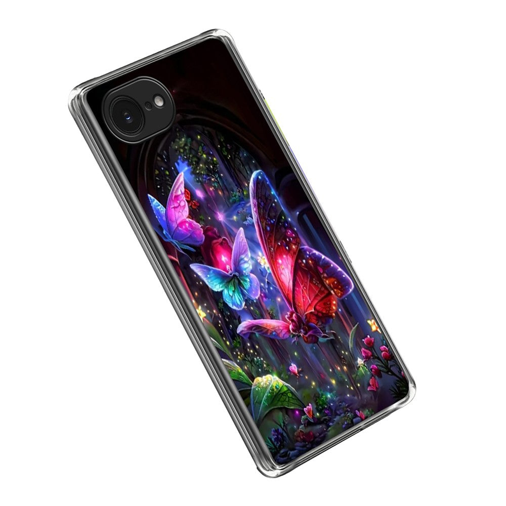 Til iPhone 17e / 16e cover IMD Mønstertrykt Stødsikkert TPU Telefoncover