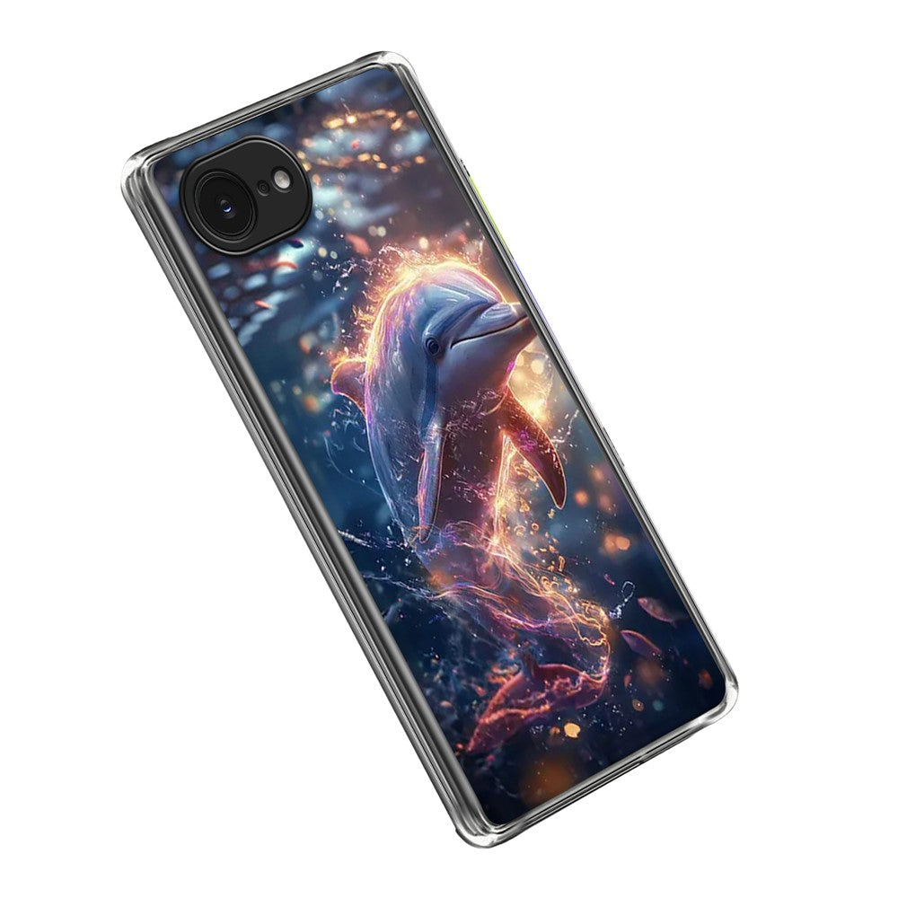 Til iPhone 17e / 16e cover IMD Mønstertrykt Stødsikkert TPU Telefoncover