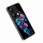 For Xiaomi Redmi Note 13 Pro 4G Case IMD Pattern Printed Shockproof TPU Phone Cover