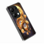 For Xiaomi Redmi Note 13 Pro 4G Case IMD Pattern Printed Shockproof TPU Phone Cover