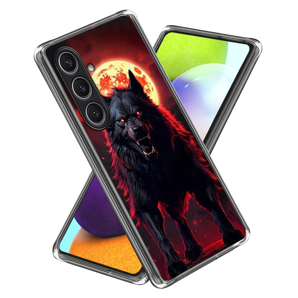 For Samsung Galaxy S25 Case IMD Pattern Printed Shockproof TPU Phone Cover