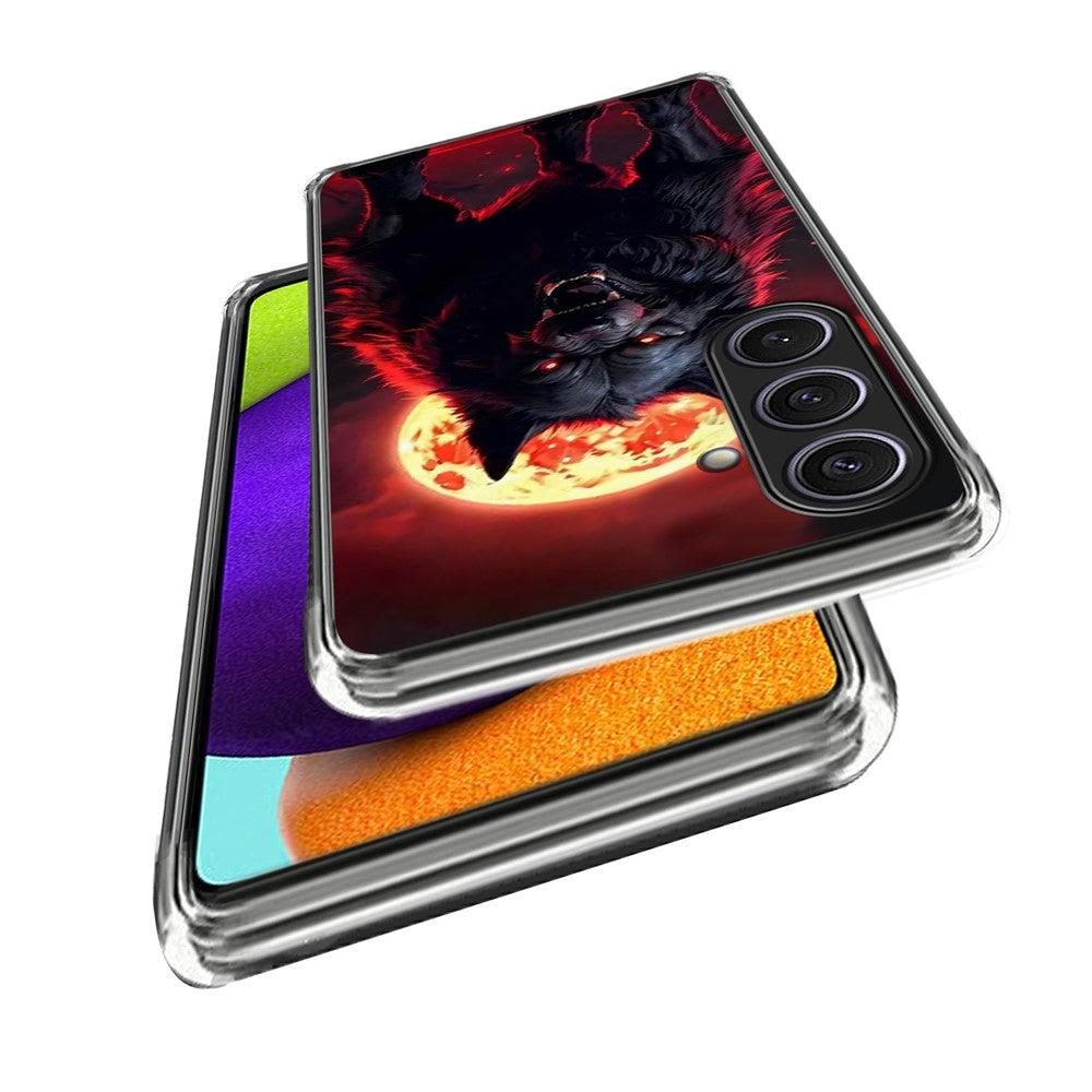 For Samsung Galaxy S25 Case IMD Pattern Printed Shockproof TPU Phone Cover