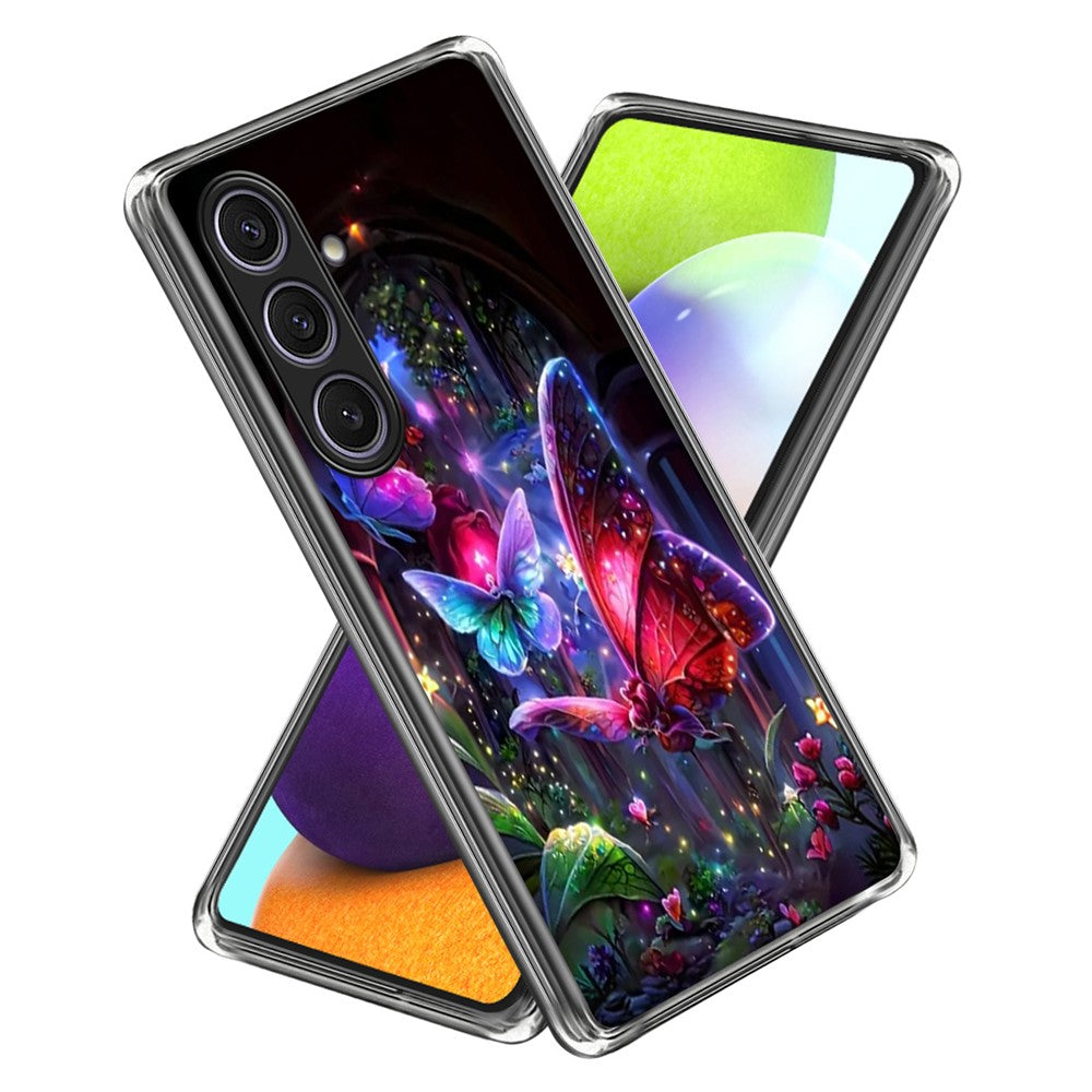 For Samsung Galaxy S25 Case IMD Pattern Printed Shockproof TPU Phone Cover