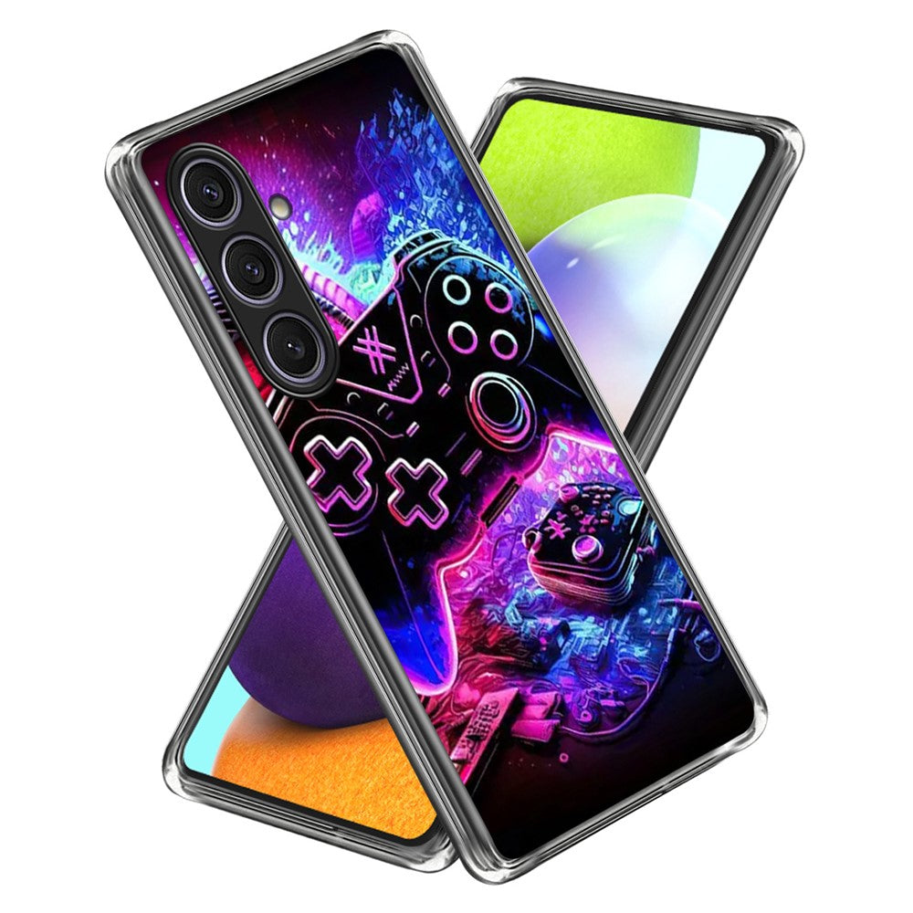 For Samsung Galaxy S25 Case IMD Pattern Printed Shockproof TPU Phone Cover