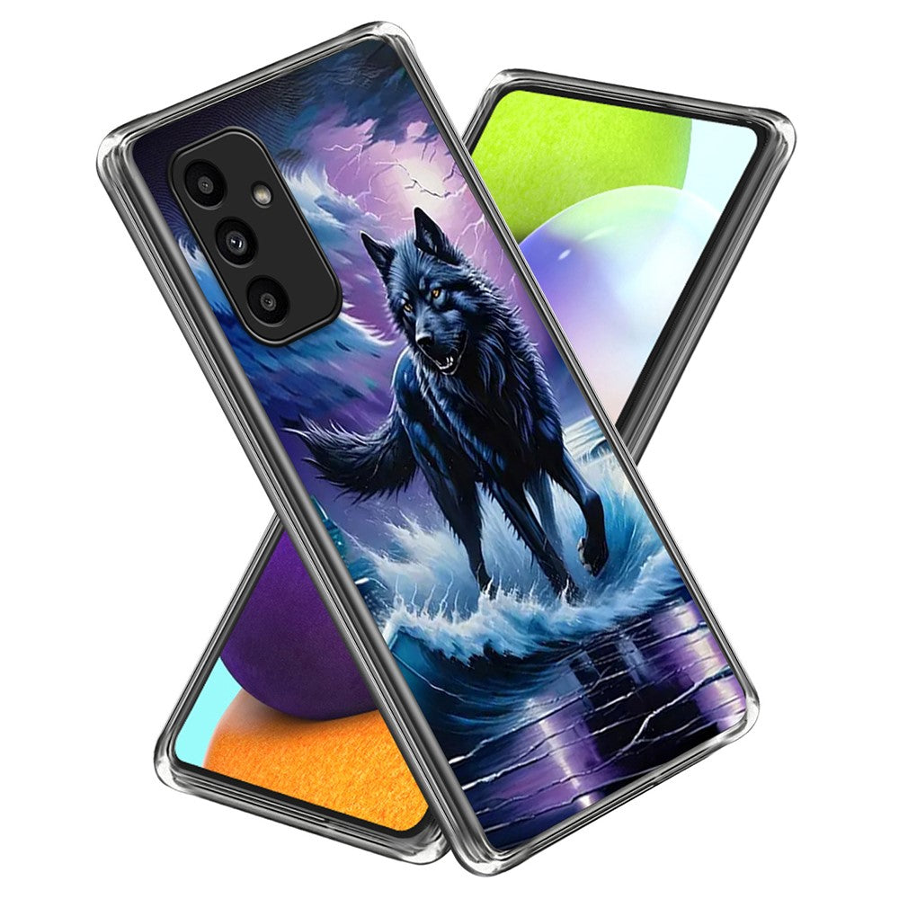 Til Samsung Galaxy A15 5G / 4G Etui IMD Mønsterprintet Stødsikker TPU Telefoncover