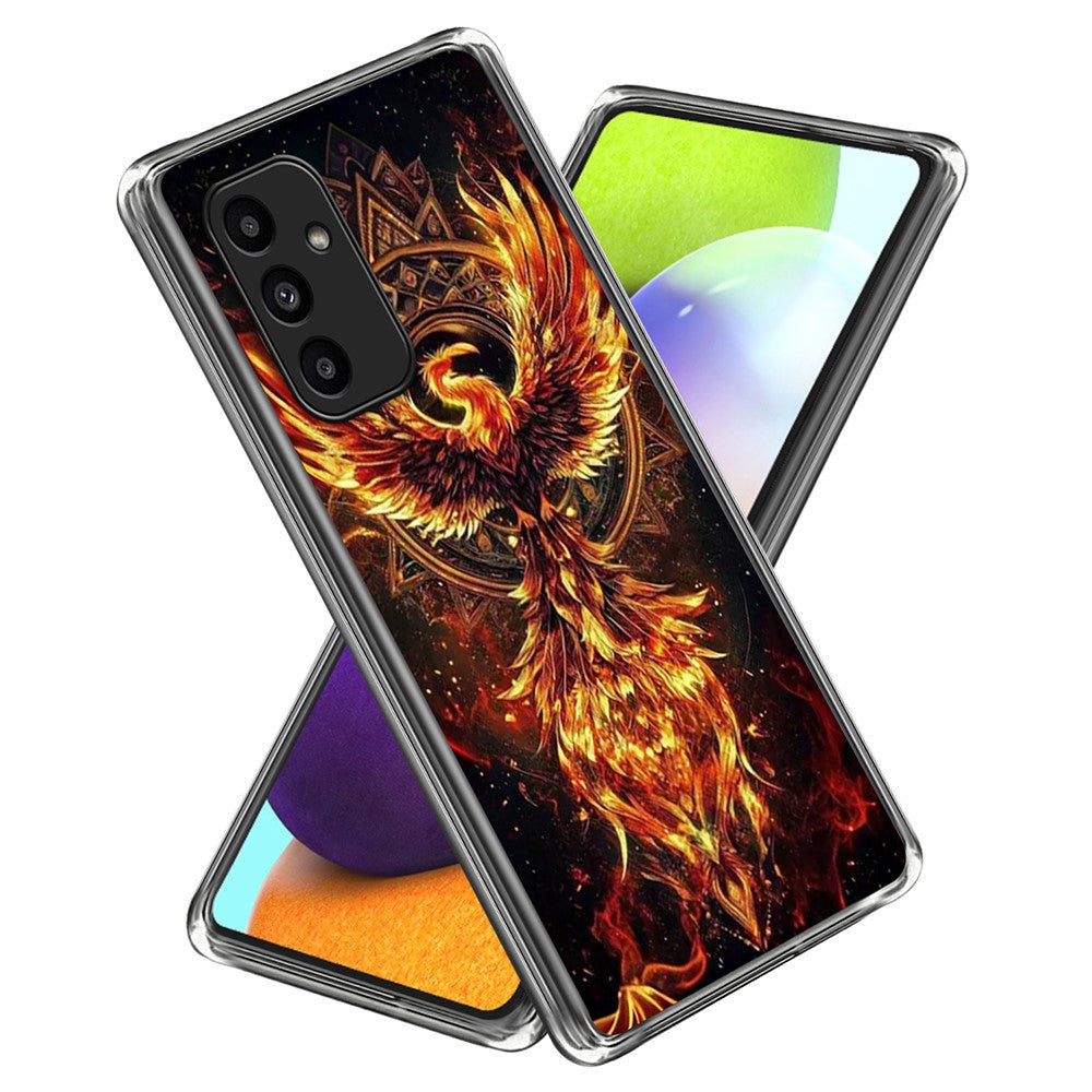 Til Samsung Galaxy A15 5G / 4G Etui IMD Mønsterprintet Stødsikker TPU Telefoncover