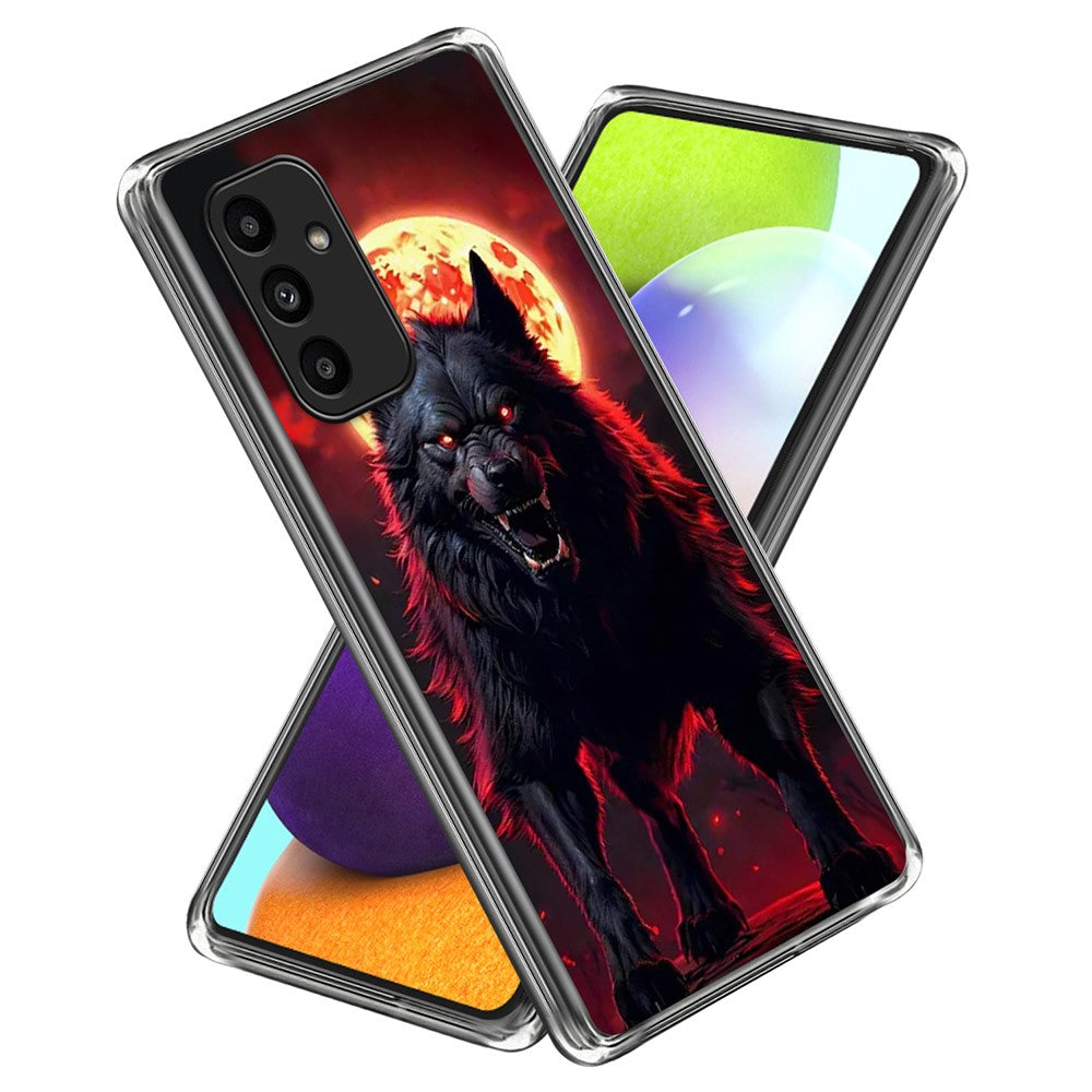 Til Samsung Galaxy A15 5G / 4G Etui IMD Mønsterprintet Stødsikker TPU Telefoncover