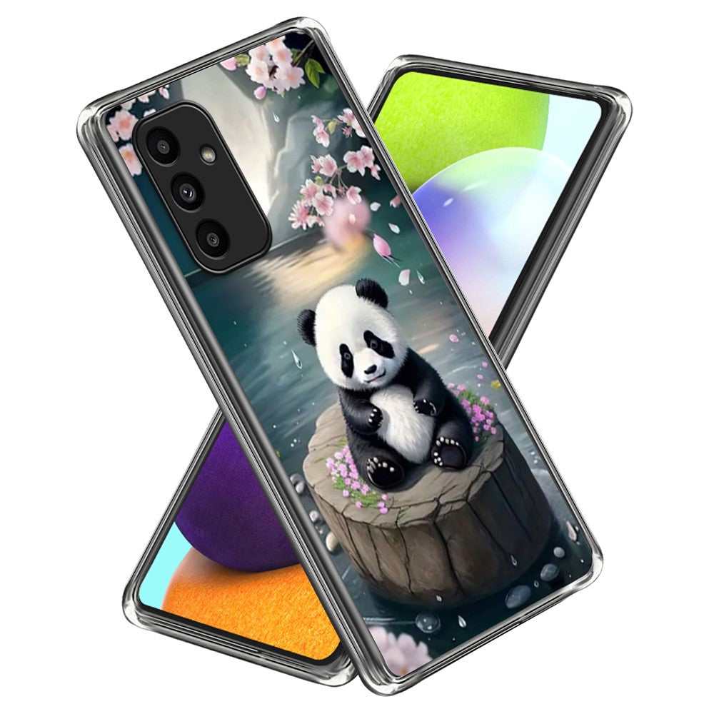 Til Samsung Galaxy A15 5G / 4G Etui IMD Mønsterprintet Stødsikker TPU Telefoncover