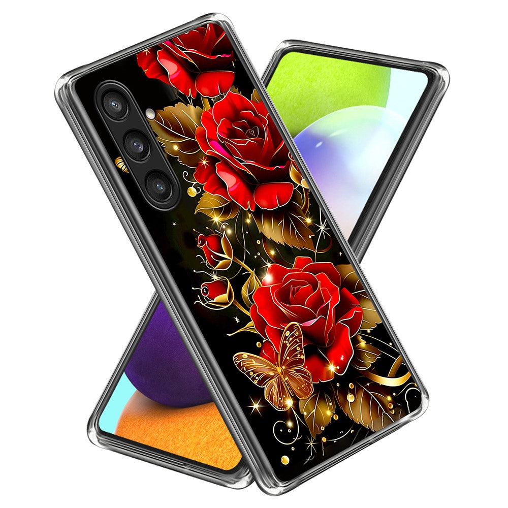For Samsung Galaxy S25 Case IMD Pattern Printing TPU Shockproof Phone Cover