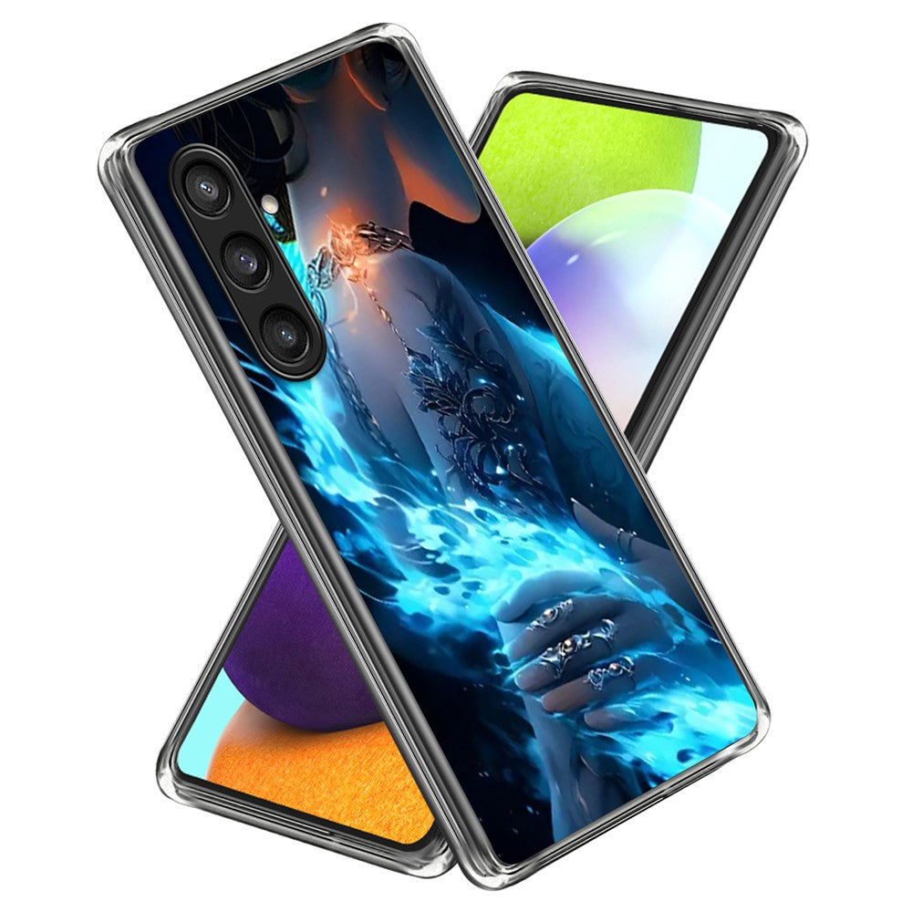 For Samsung Galaxy S25 Case IMD Pattern Printing TPU Shockproof Phone Cover