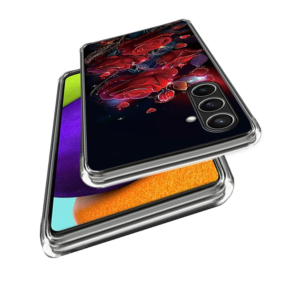 For Samsung Galaxy S24 FE Case Pattern Printed Shockproof TPU Phone Cover