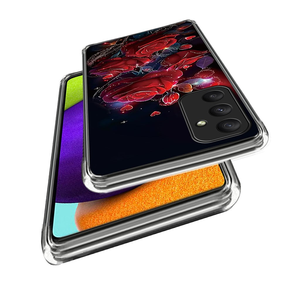 Samsung Galaxy A35 5G-skal med mönstertryck, IMD-stötsäkert TPU-mobilskal