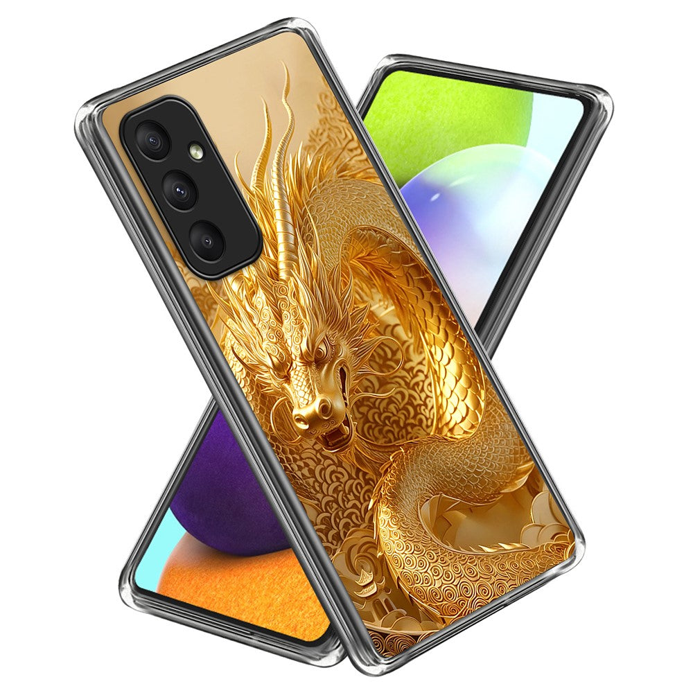 Samsung Galaxy A35 5G-skal med mönstertryck, IMD-stötsäkert TPU-mobilskal