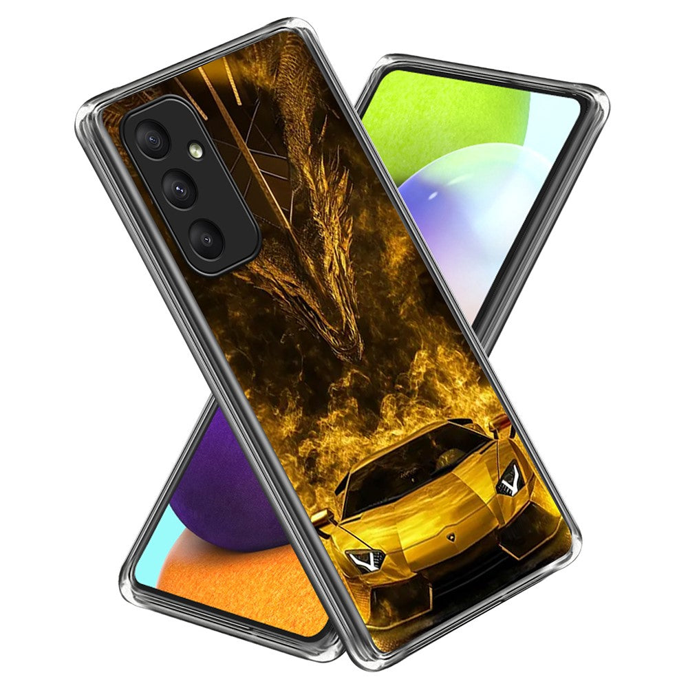 Samsung Galaxy A35 5G-skal med mönstertryck, IMD-stötsäkert TPU-mobilskal